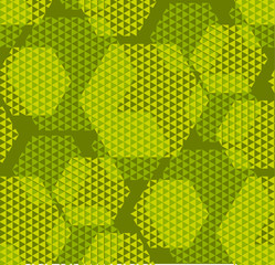 concept modern geometry hexagone pattern with green color. geome