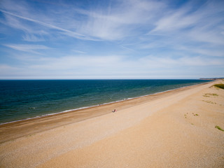 Fototapeta na wymiar Sea side in Norfolk England