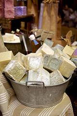 Basin full of Marseille Soaps