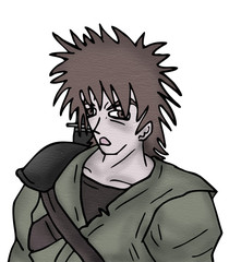 Fototapeta premium comic character draw