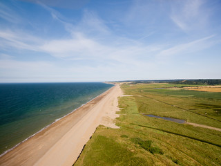 Fototapeta premium Sea side in Norfolk England