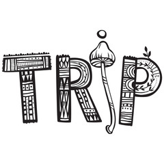 Trip psychedelic. Art concept.