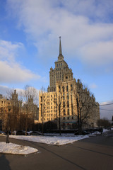 Russia. Moscow. View at Hotel 