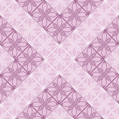 Seamless vector decorative hand drawn pattern. ethnic endless background with ornamental decorative elements with traditional etnic motives, tribal geometric figures. Print for wrapping, background