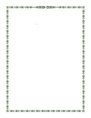 Ornate rectangular color frame, letter page proportions.