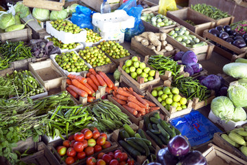 VAE Rash Al-Khaimah Obstmarkt, Arabische Halbinsel, Naher Osten