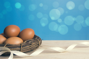 eggs and vine