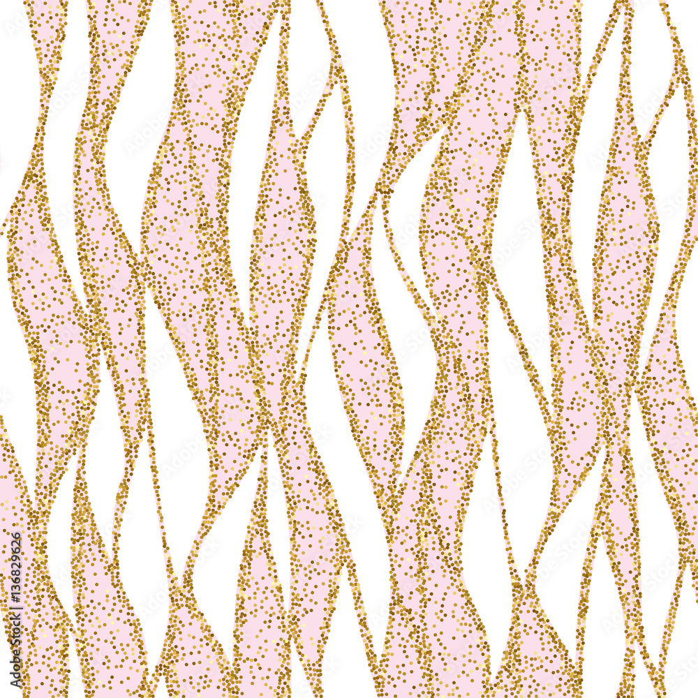 Poster seamless vector wave pattern for textile and decoration.