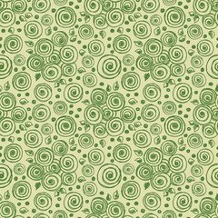 Seamless vector hand drawn floral pattern. background with flowers, leaves. Decorative cute graphic line drawing illustration Print for wrapping, background, fabric, decor, textile surface
