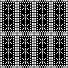 Seamless vector decorative hand drawn pattern. ethnic endless background with ornamental decorative elements with traditional etnic motives, tribal geometric figures. Print for wrapping, background
