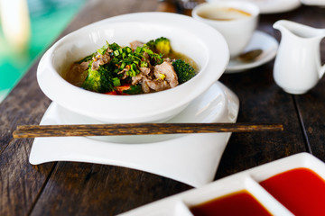 Asian noodle soup