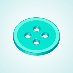 Abstract button for clothes. Icon buttons for clothes. Vector button.