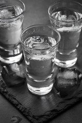 Vodka shot drink.