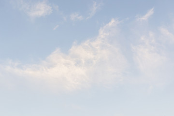 The sky and clouds at 18.00 p.m.