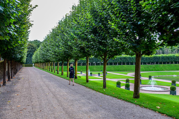 French garden, travel, Europe