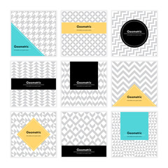 Geometric Texture Set 002