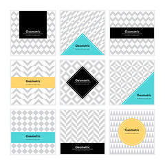 Geometric Texture Set 005