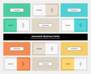 Geometric Business Cards 002