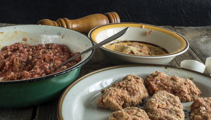 Cooking of cutlets