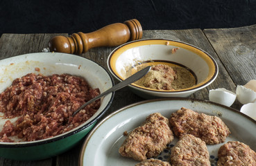 Cooking of cutlets