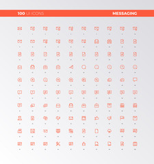 UI UX Messaging Tools Icons