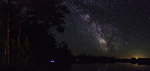 Milky Way in July Sky of Upper Pennesula of Northern Michigan US © Raymond