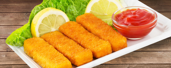 Fisch und Salat