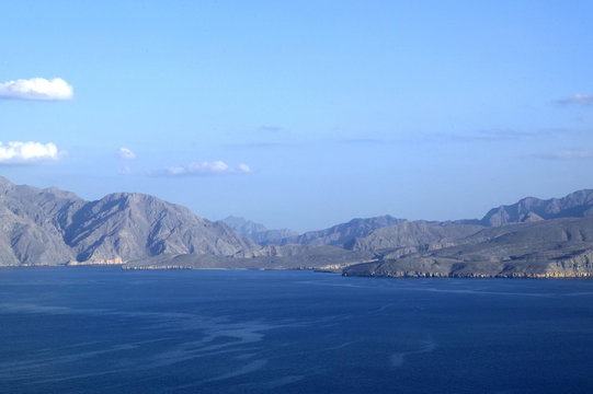 Musandam Strasse von Hormus, Sultanat Oman, Arabische Halbinsel, Naher Osten