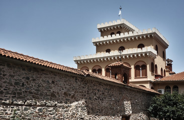 Church in Orthodox Monastery of Saint Dimitrios in Greece.