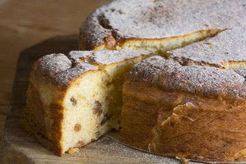 Orange rice cake