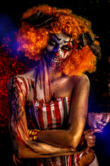 Naklejka premium dangerous circus