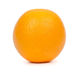 Ripe orange isolated on white background