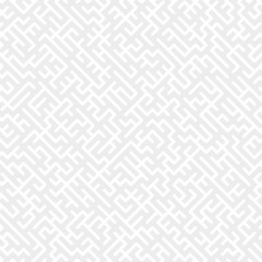 Abstract maze white pattern