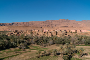 Town and oasis of Tinerhir, Morocco