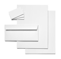 envelope letter card paper template business