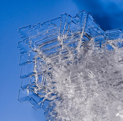 Natural ice crystals