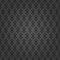 Seamless dark background for your designs. Modern vector ornament. Geometric abstract pattern