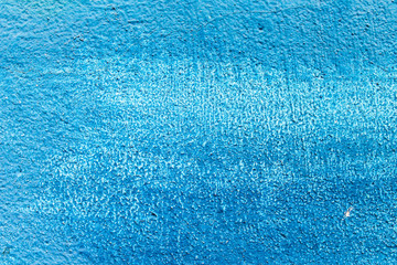 Fototapeta na wymiar Wall Painted in Blue