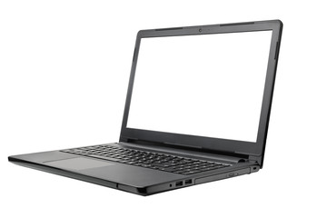 Black notebook computer