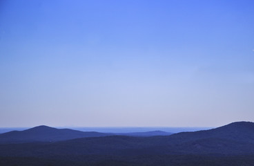 Aerial view of mountains