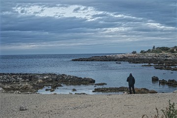 view of sea in sicily