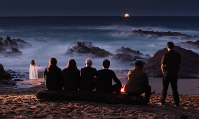 Grupo en la playa