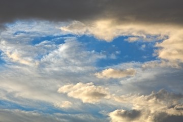 Clouds in the sky