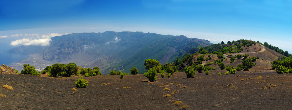 El Hierro - View from Malpaso in the El Golfo
