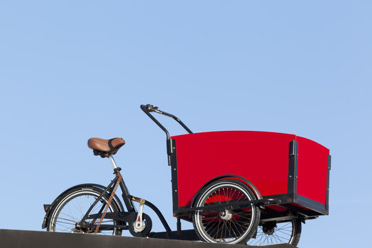 Fototapeta Lastcykel Lådcykel Transportcykel