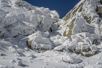 Obraz premium winter montain