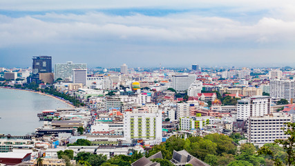 Fototapeta premium Pattaya,Thailand,View from the top