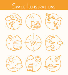 Space Illustrations.