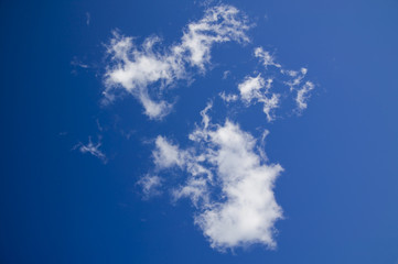 Fototapeta na wymiar Clouds in a Blue Sky