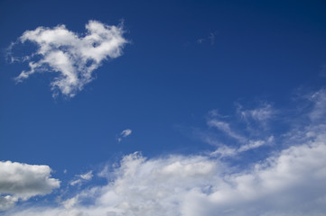 Clouds in a Blue Sky